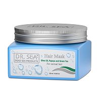 Dr.Sea  Маска для волос с маслами оливы, папайи и экстрактом зеленого чая , 300мл