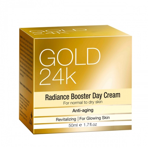 24K Gold Обновляющий дневной крем для нормальной и сухой кожи, 50 мл фото 3