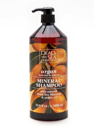 DSC Шампунь для волос с минералами Мертвого моря и аргановым маслом, 1л