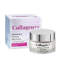 Collagen++ Увлажняющий (гидратирующий) дневной крем для нормальной и сухой кожи, 50 мл