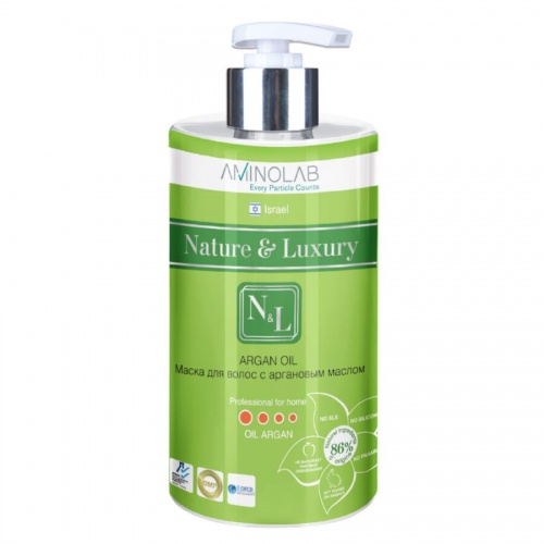 Nature & Luxury  Маска для волос с аргановым маслом, 460мл