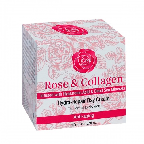 Rose & Collagen Дневной крем интенсивного увлажнения, 50мл фото 3
