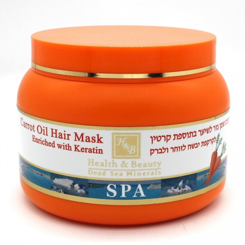 Health & Beauty Маска для сухих окрашенных волос с морковным маслом, 250мл