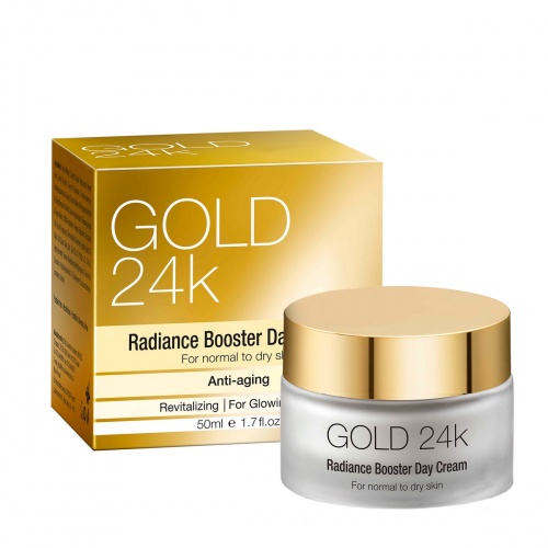 24K Gold Обновляющий дневной крем для нормальной и сухой кожи, 50 мл