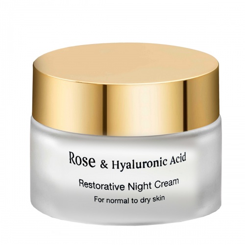 Rose and Hyaluronic Восстанавливающий ночной крем, 50мл  фото 2