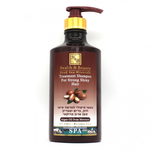 Health & Beauty Шампунь укрепляющий для здоровья и блеска волос с маслом Арганы, 780 мл